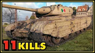 Progetto 46 - 11 Kills - 1 vs 5 - World of Tanks Gameplay