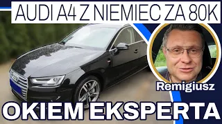 Jak wypadnie kolejna A4 z Niemiec? - Audi A4 2.0 TDI 190 KM 2017 rok 200000 km 80000 zł