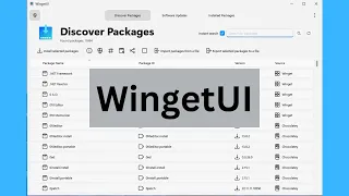 WingetUI - a graphical front-end for Winget