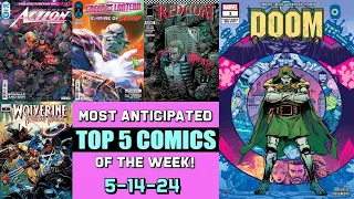 Top 5 Most Anticipated New Comic Books | 5-14-24