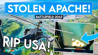 What Happens when you STEAL an ATTACK HELI in Battlefield 2042?!