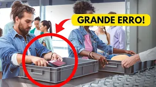 8 CILADAS AEROPORTO para NUNCA FAZER!