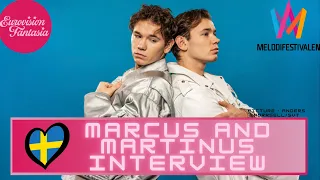 INTERVIEW WITH MARCUS AND MARTINUS (MELODIFESTIVALEN 2024)