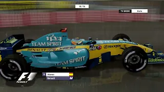 A wet Monaco GP in F1 Championship Edition Spectator Mode 4K