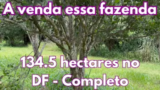 A venda essa fazenda de 134.5 hectares no DF - Completo