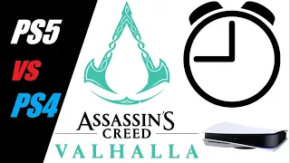 PS5 Load Time Comparison - Assassin's Creed Valhalla (PS5 vs PS4)