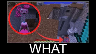 This is Realy Mommy Long Legs in minecarft - Wait What  @JoSa Craft   @Not Safe   @zFazT ™  @Milkair