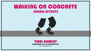 Walking on Concrete Sound Effects [FREE]