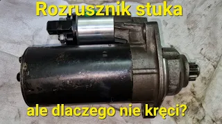 Rozrusznik nie kręci - naprawa rozrusznika 1.9 TDI Volkswagen Audi Skoda Seat