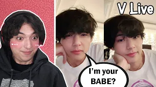 V is our babe?! - Taehyung Weverse Live 2023.03.07 Reaction