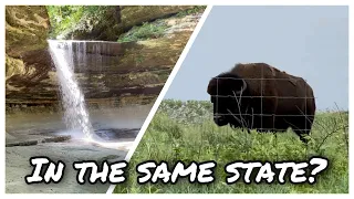 Illinois Hiking: Starved Rock State Park PLUS Matthiessen *PLUS* Nachusa Grasslands!!