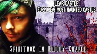 Spirit box in Leap Castle's Bloody Chapel - Ireland's Most Haunted Castle