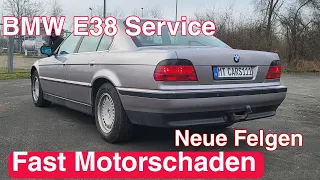 BMW E38 Service. Kurz vor dem Motorschaden!!Neu Felgen Aufstecken.Diagnose...