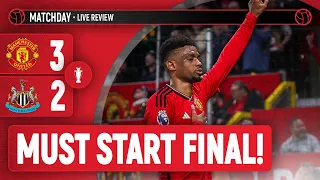 Amad Diallo Masterclass! | Manchester United 3-2 Newcastle | Match Live Review