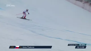 Anna Peskova and guide Michaela Hubacova Giant Slalom Run 2| 2019 WPAS Championships