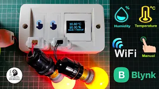 Home Automation using NodeMCU & Blynk with Touch sensor LDR Temperature control Relay | IoT Projects