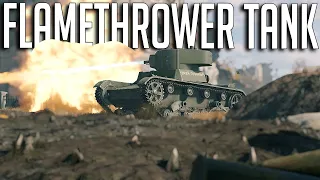 NEW UPDATE ADDS FLAMETHROWER TANK!