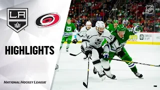NHL Highlights | Kings @ Hurricanes 1/11/20