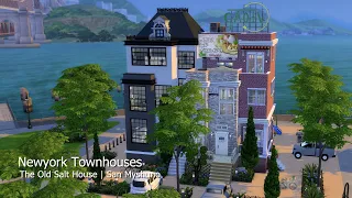 Newyork Townhouses | The Sims 4 For Rent | Stop Motion Build | No CC