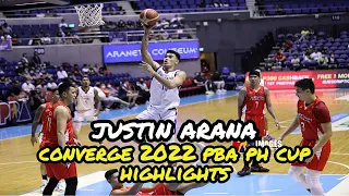 Justin Arana Converge 2022 PBA PH Cup Rookie Highlights