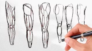 как рисовать ноги