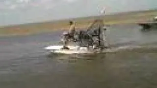 Airboat Races at polluted waters