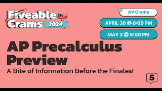 AP Precalculus Preview 2