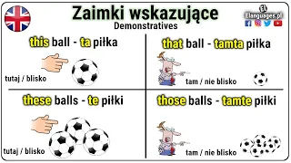 This that these those - Zaimki wskazujące angielski