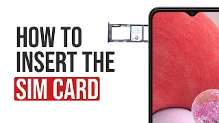 Samsung Galaxy A13 - How to insert the SIM card? (SIM cards tutorial)