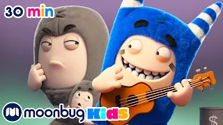 Busking For Sale | Oddbods Cartoons | Kids Videos | Moonbug Kids After School