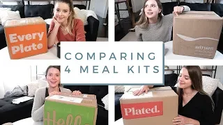 Comparing & Reviewing 4 Popular Meal Kit Boxes!