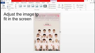 HOW TO PRINT A4 SIZE PHOTO USING MS WORD