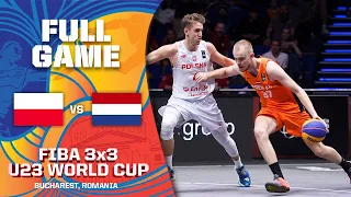 Poland v Netherlands | Men | Full Game | FIBA 3x3 U23 World Cup 2022