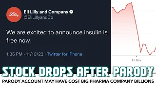 Eli Lilly Loses Billions After Parody Twitter Account Promises Free Insulin