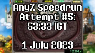 Zuma Deluxe - Any% Speedrun Attempt #5: 53:33 IGT (1 July 2023)