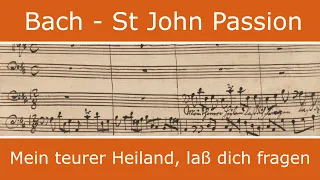 Bach - St John Passion - Mein teurer Heiland (bass aria)