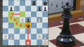 Tartakower Uses "Staircase" To Beat His Opponent