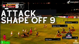 Rugby Analysis | Attack Shape off 9 | MLR2022 NOLA v Atlanta | GDD Coaching