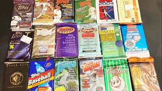 OPENING A BUNCH OF OLD BASEBALL CARD PACKS!