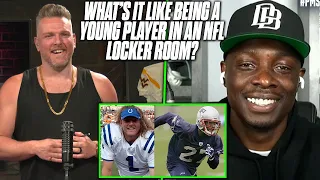 Pat McAfee & Darius Butler On What It's Like Being A Young Guy In An NFL Locker Room