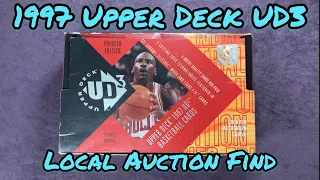 1997 Upper Deck UD3 Basketball Hobby Box! Local Auction Find! Opened Box. Top Rookies!