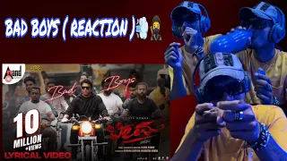 BHEEMA | Bad BOYS LYRICAL SONG | VIJAY KUMAR | CHARAN Raj | KRISHNA SARTHAK || REACTION🎧❤️‍🔥 ||