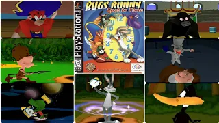 Bugs Bunny Perdido en el tiempo(Ps1)Todos los Jefes/All Bosses