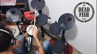 Tão iguais - Dead Fish - Drum cover (EDrum/Bateria eletrônica - Carlsbro CSD 100)