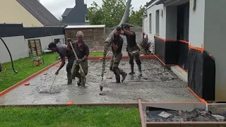 COMMENT COULER LA DALLE D'UNE TERRASSE