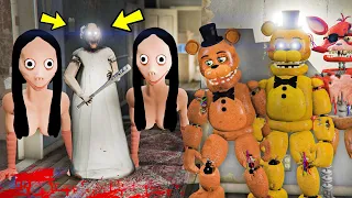 ANIMATRONICS PODEM SALVAR O GOLDEN FREDDY NA CASA DA GRANNY E MOMO? | GTA V Five Nights at Freddy's