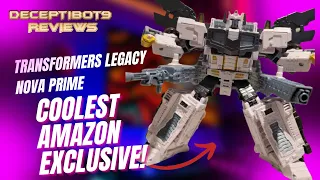 Best Amazon Exclusive Yet? Transformers Legacy Evolution Nova Prime Review!