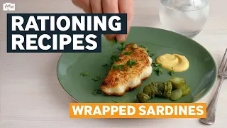 Rationing Recipes from the Second World War | Potato Wrapped Sardines