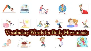 Body Movement Verbs | English Verbs of BODY MOVEMENT with Pictures