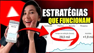 Veja Como CONSEGUIR 4.000 horas MAIS RÁPIDO no YouTube - Dicas para alcançar as horas no youtube